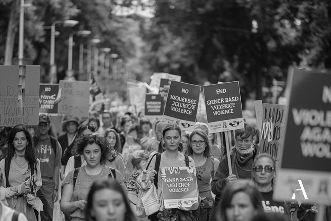 Concentración contra la violencia de género · defensa penal