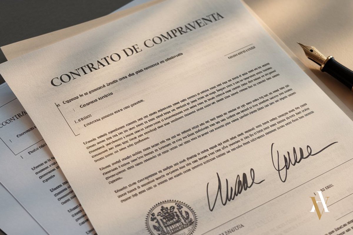 Abogado penalista revisa un contrato simulado por estafa