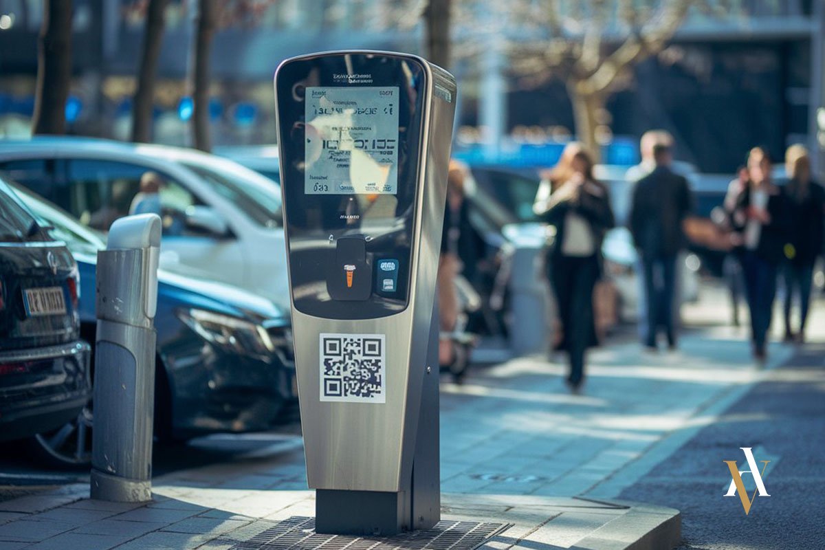 Estafa del código qr a través del parquimetro