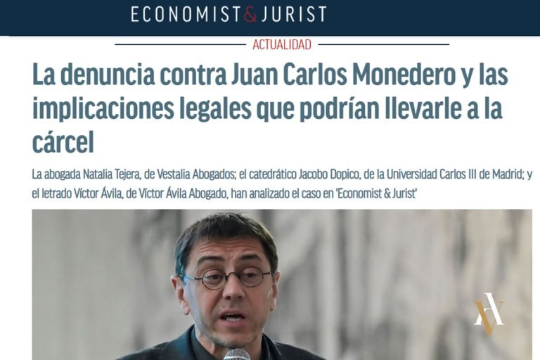 Víctor Ávila responde a las preguntas sobre el supuesto acoso sexual de Monedero