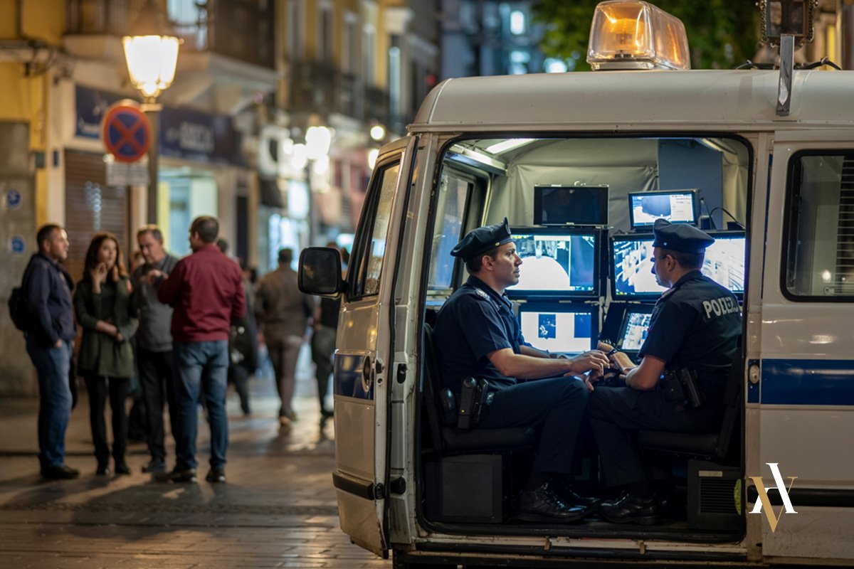 Policia investigando la comisión de un delito mediante escuchas telefónicas