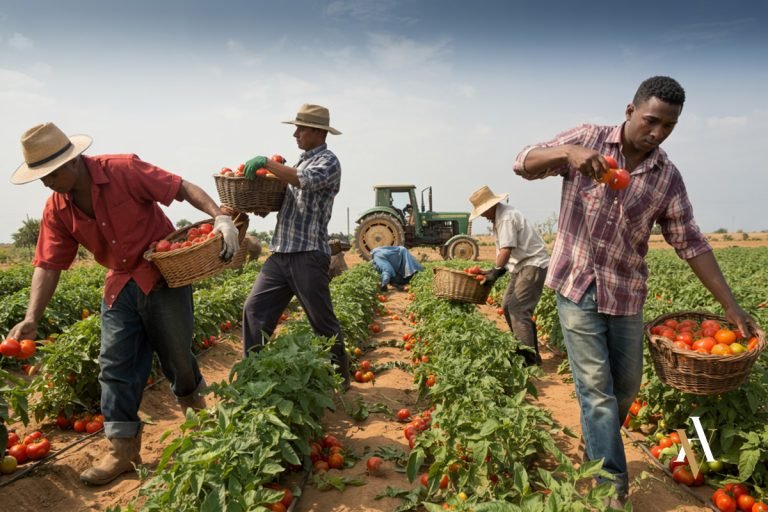 El delito contra los derechos de los trabajadores y personas inmigrantes es uno de los más frecuentes en el sector agricola