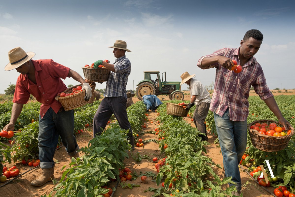 El delito contra los derechos de los trabajadores y personas inmigrantes es uno de los más frecuentes en el sector agricola