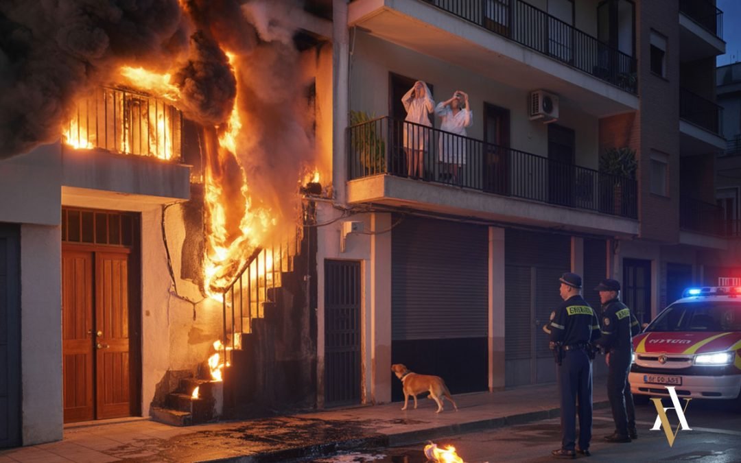 Delito de incendio y homicidio en casa habitada