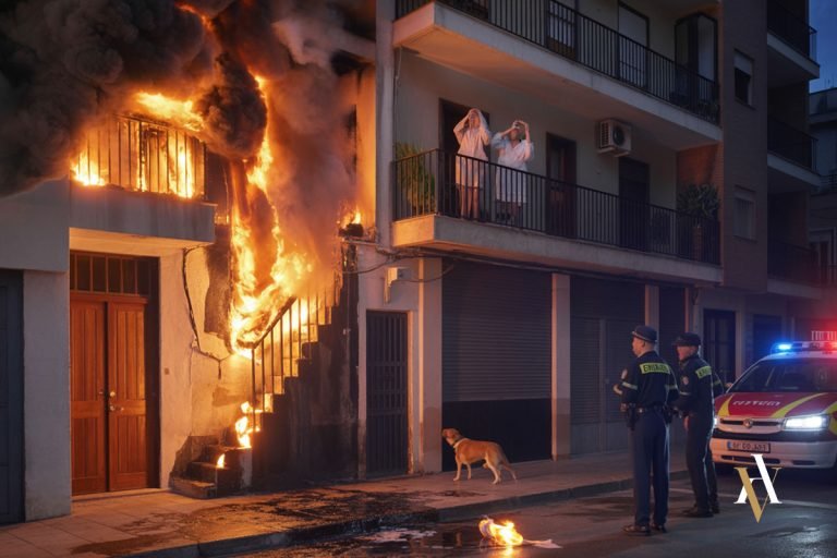 Delito de incendio y homicidio en casa habitada