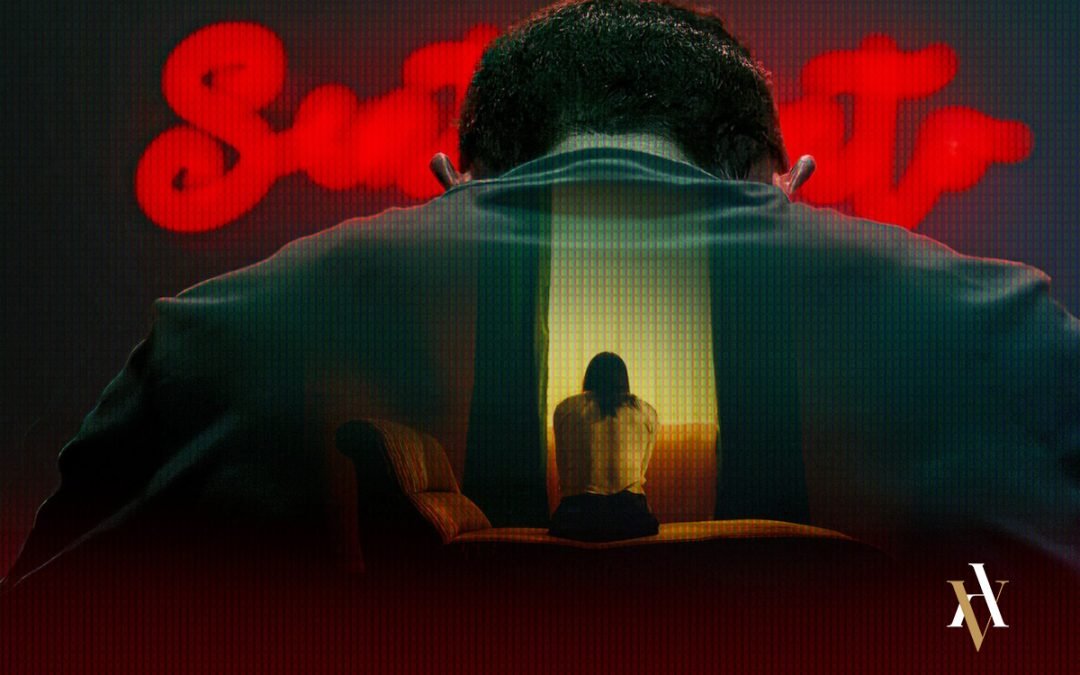 Ilustración del caso Alberto Genovese y la violencia sexual con sumisión química en las fiestas de Terrazza Sentimento