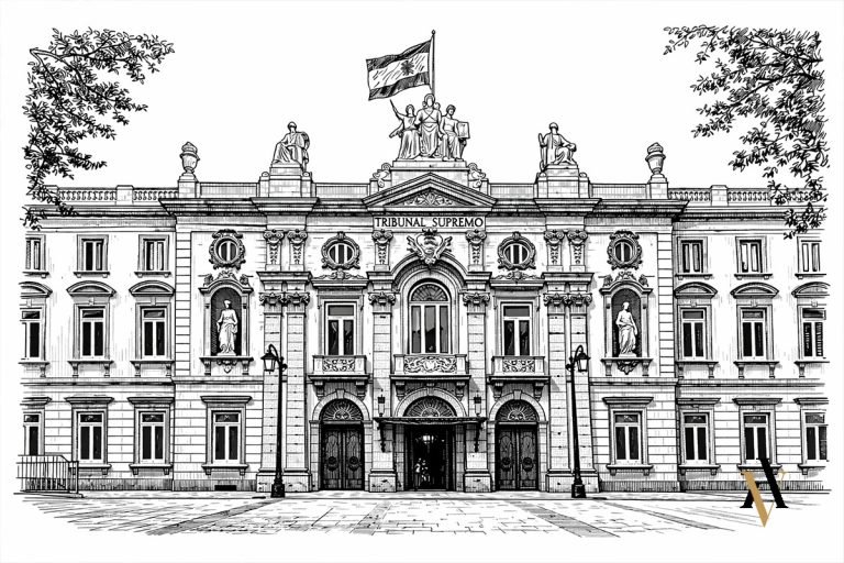 Edificio del Tribunal Supremo de España, sede del recurso de casación penal, órgano al que se recurre en casación para revisar condenas y sentencias firmes.