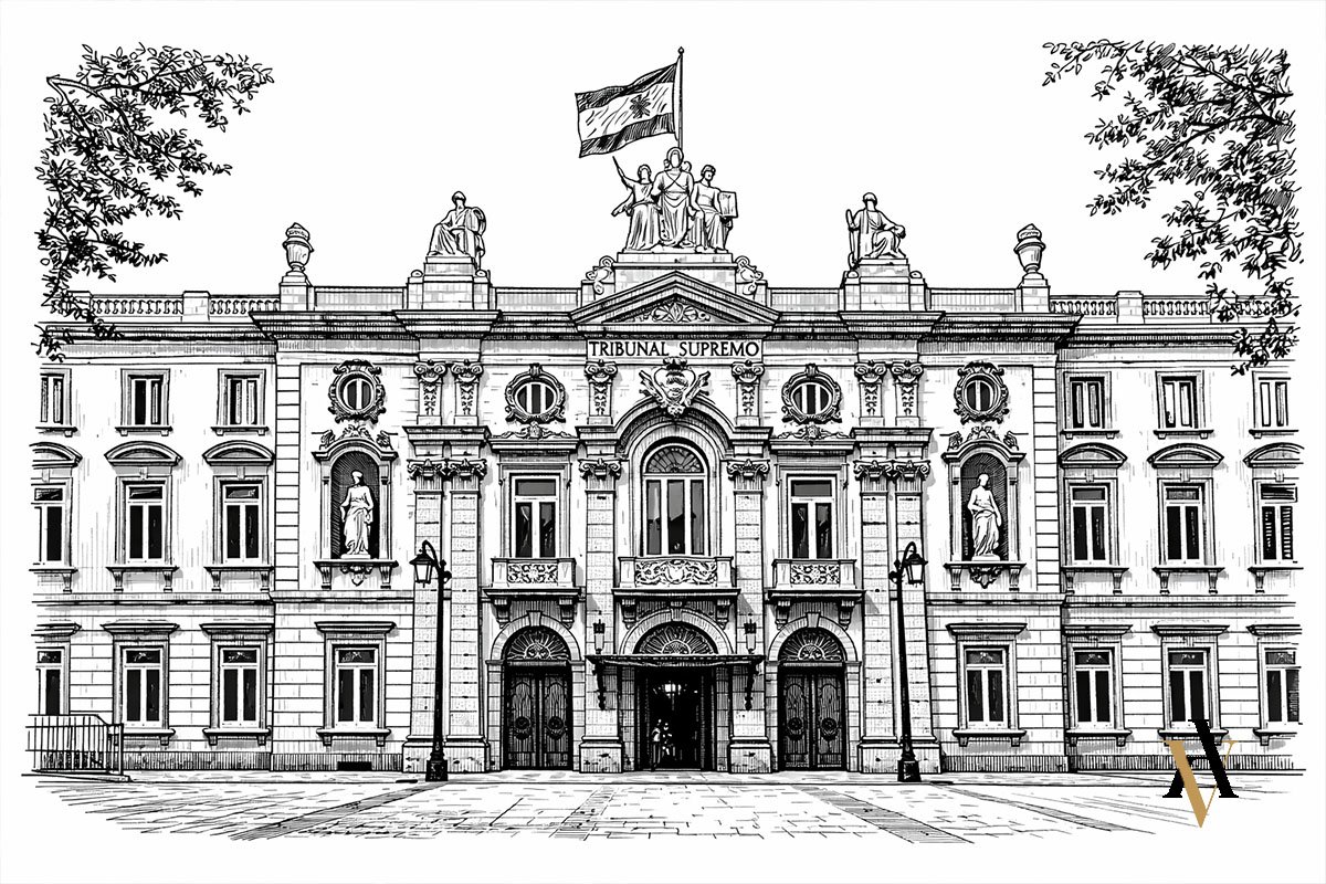Edificio del Tribunal Supremo de España, sede del recurso de casación penal, órgano al que se recurre en casación para revisar condenas y sentencias firmes.