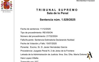 ¿Se puede recurrir una sentencia firme? Recurso de revisión ante el Tribunal Supremo