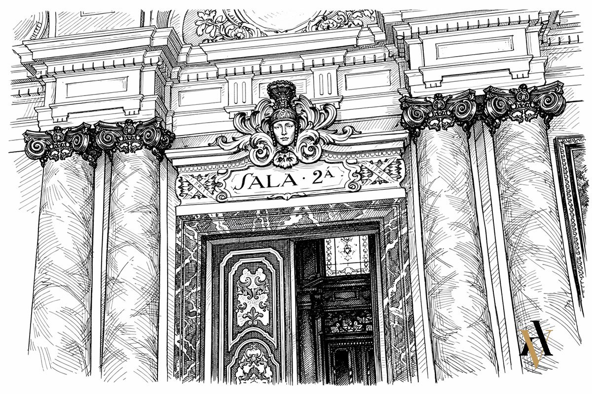 Como recurrir en CASACION AL TS Entrada de la Sala Segunda del Tribunal Supremo de España, órgano competente para resolver recursos de casación penal.