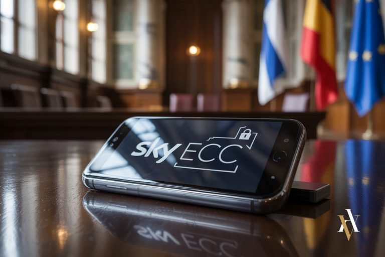 Teléfono encriptado SKY ECC como prueba clave en el debate sobre la validez de la prueba de SKY ECC en España