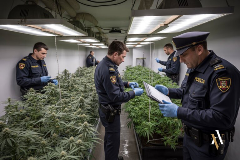 policia investigando plantacion marihuana delito cultivar cannabis España trafico drogas