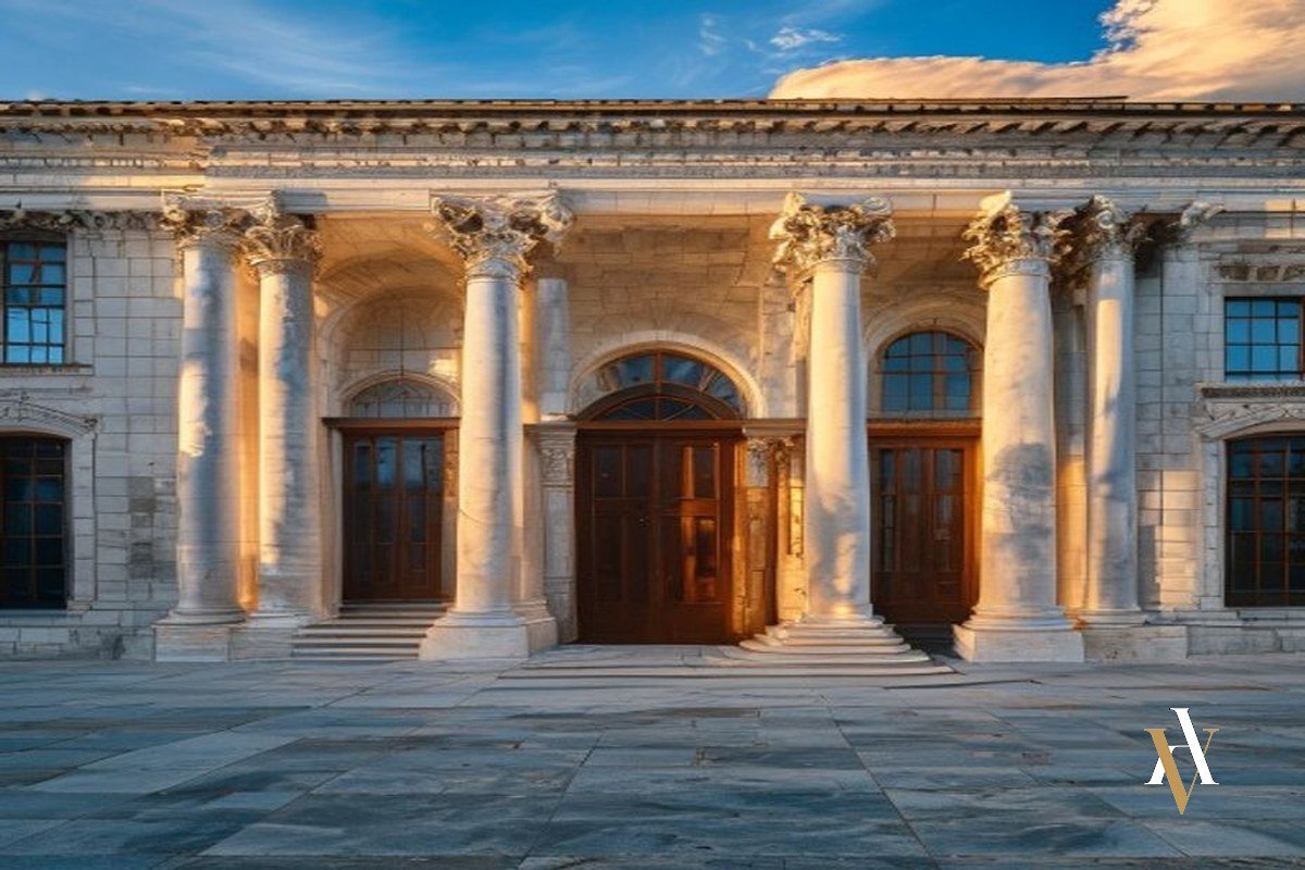 Citacion judicial juzgado de instruccion - comparecencia Pasillo exterior de juzgados de instruccion en Espana, fachada institucional