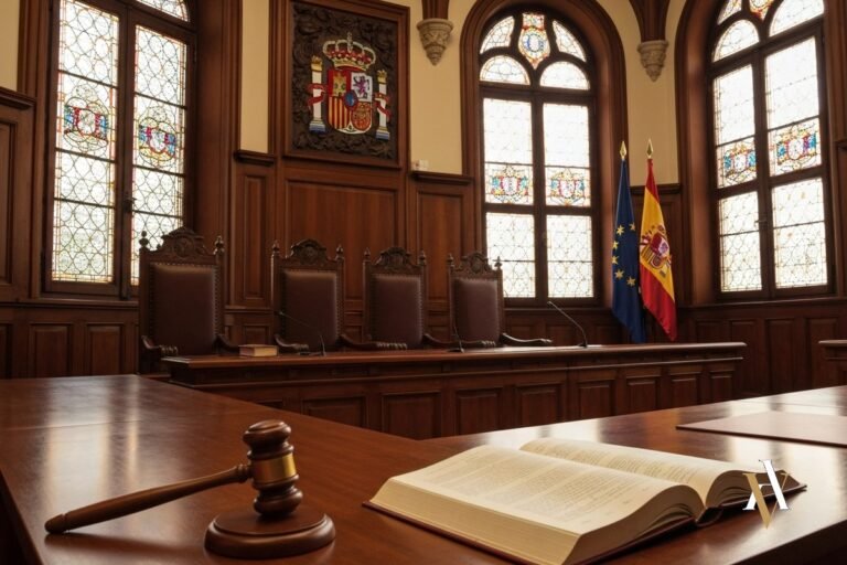Sala de vistas de la Audiencia Nacional con Convenio Europeo de Extradicion - defensa extradicion terrorismo