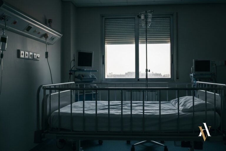 Habitación de hospital pediátrico vacía, caso de tentativa de asesinato