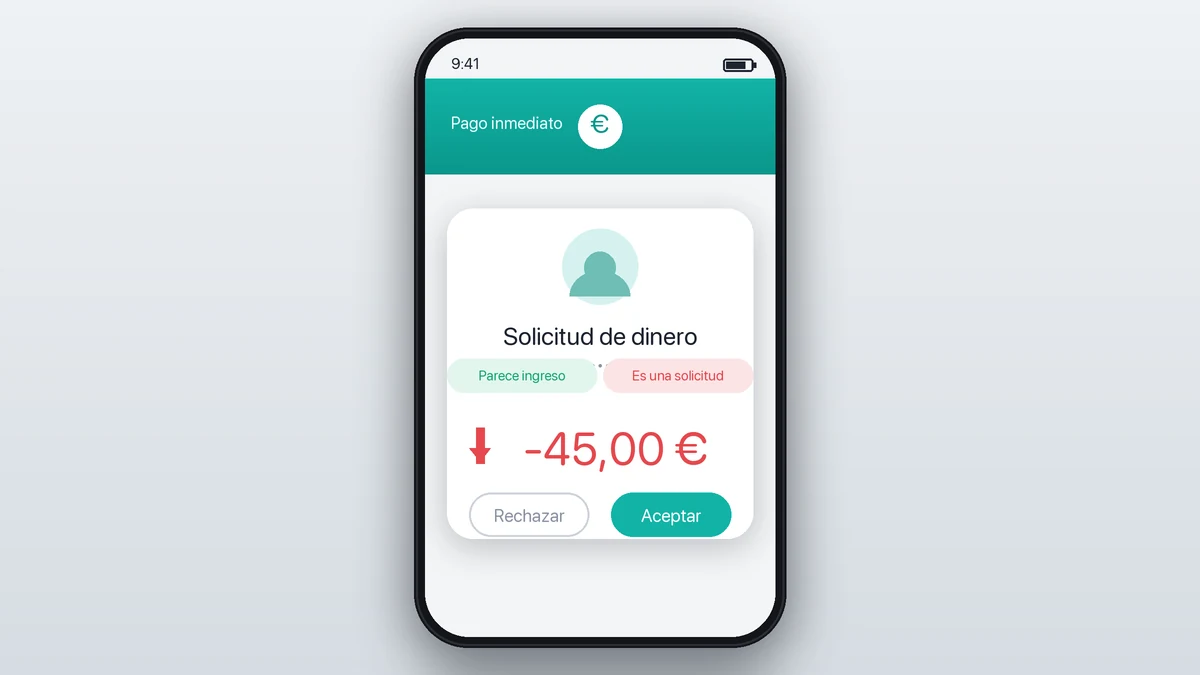 Bizum inverso: solicitud de dinero que aparenta un ingreso en el móvil