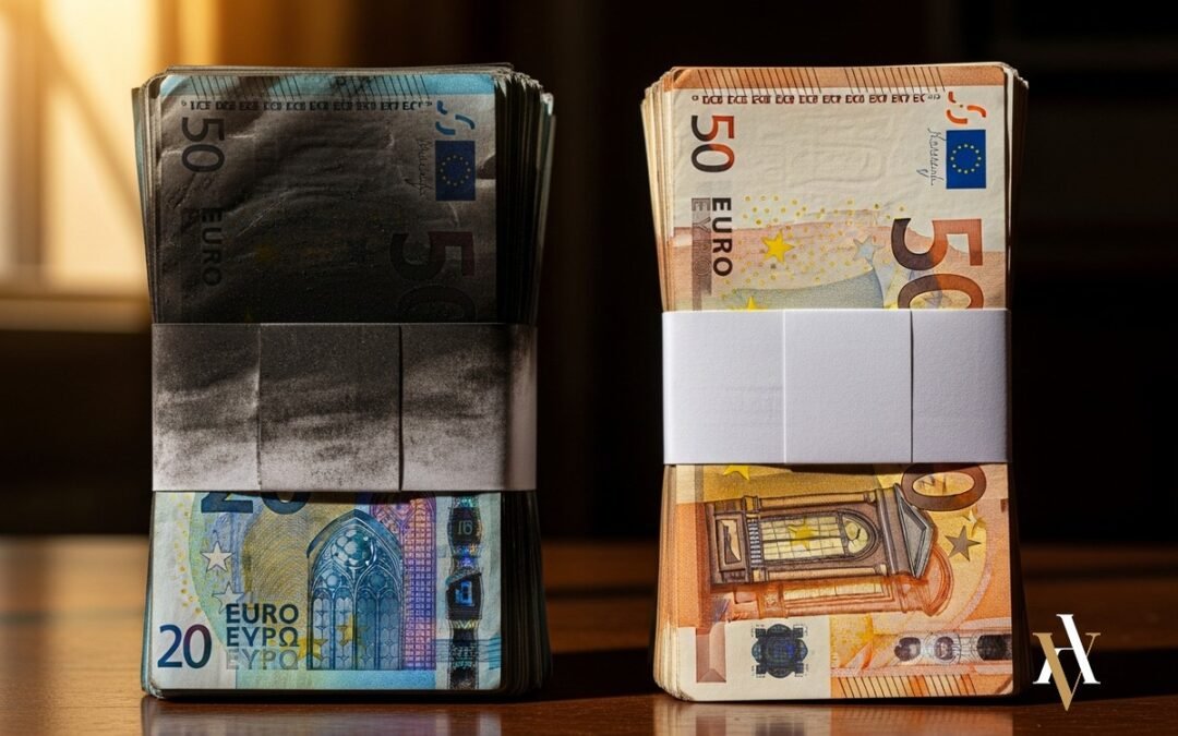 Diferencia entre blanqueo de capitales y dinero negro